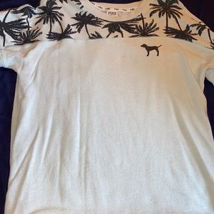 Victoria’s Secret Pink Palm Tree Long Sleeve